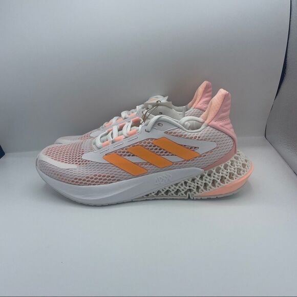 Adidas Women's 4DFwd Pulse "White Flash Orange Peach GX2984 Size 7,7.5,8,8.5,9 - Picture 4 of 5